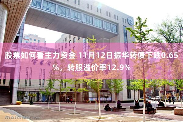 股票如何看主力资金 11月12日振华转债下跌0.65%，转股溢价率12.9%