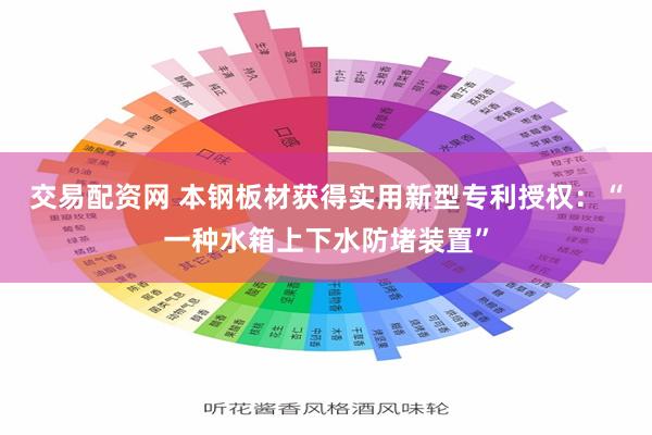 交易配资网 本钢板材获得实用新型专利授权：“一种水箱上下水防堵装置”