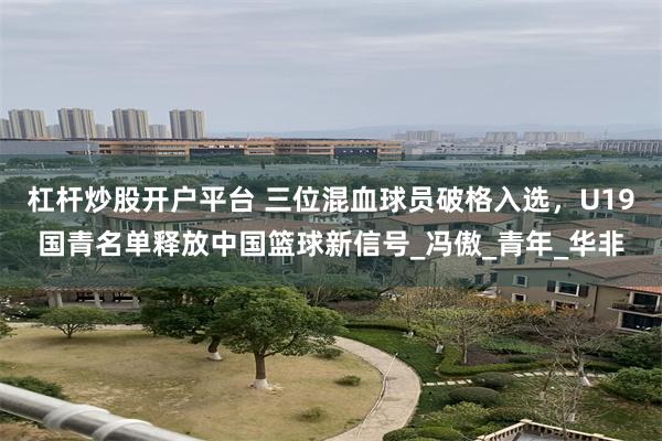 杠杆炒股开户平台 三位混血球员破格入选，U19国青名单释放中国篮球新信号_冯傲_青年_华非